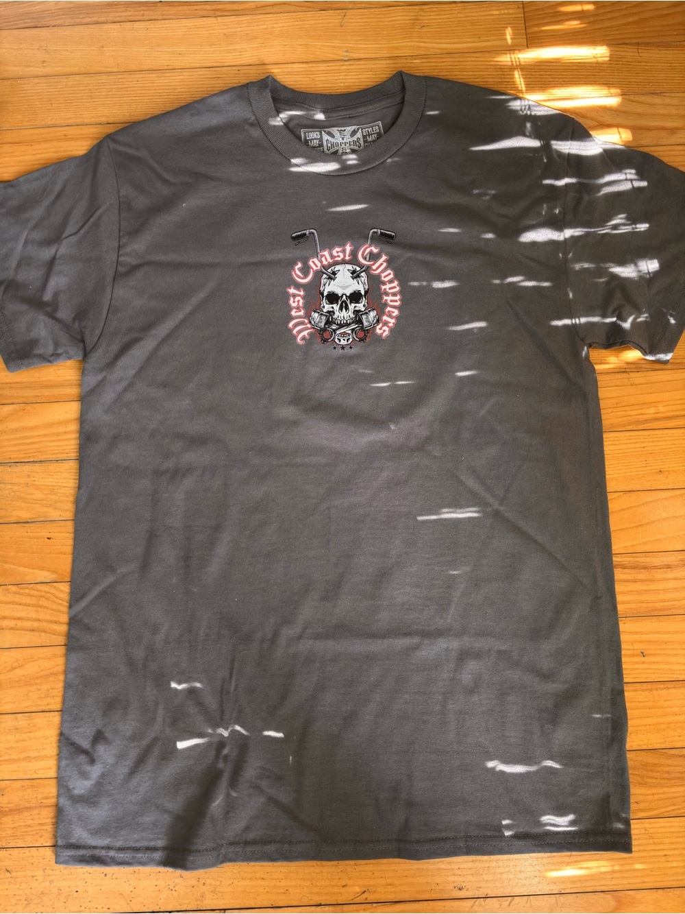 West Coast Choppers Skull Logo Short Sleeve Tee - Black